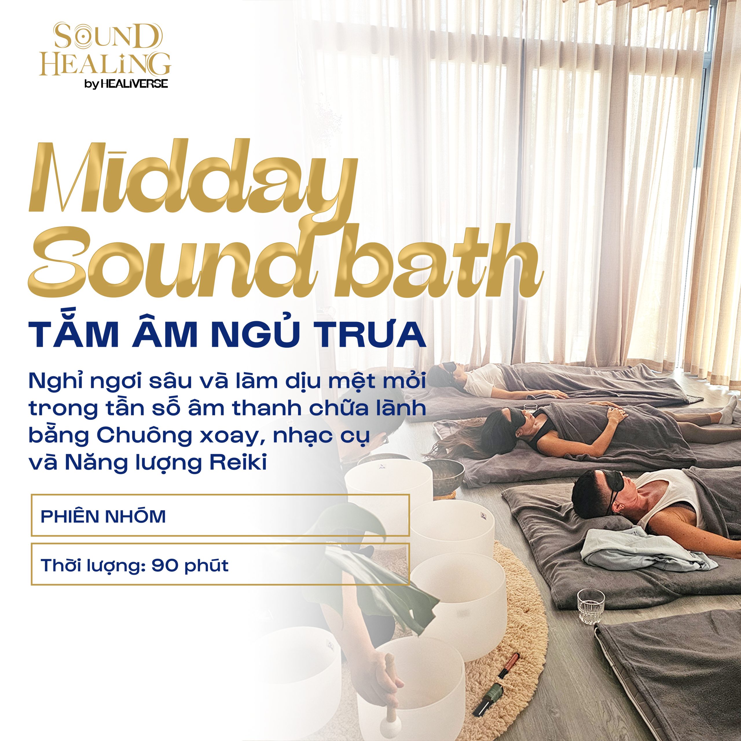 Midday Sound Bath – Tắm âm ngủ trưa (Public group)