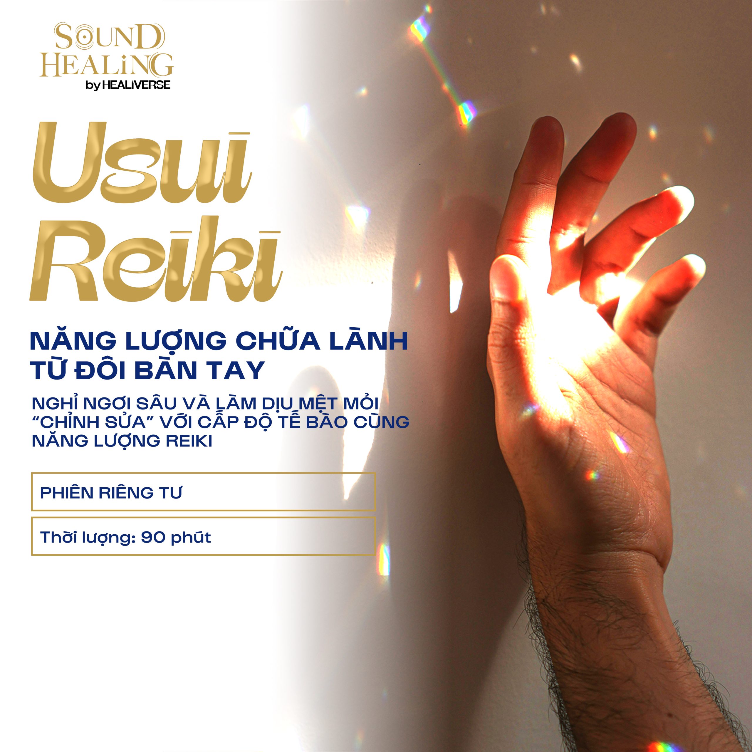 Buổi trải nghiệm thư giãn Usui Reiki (Private)