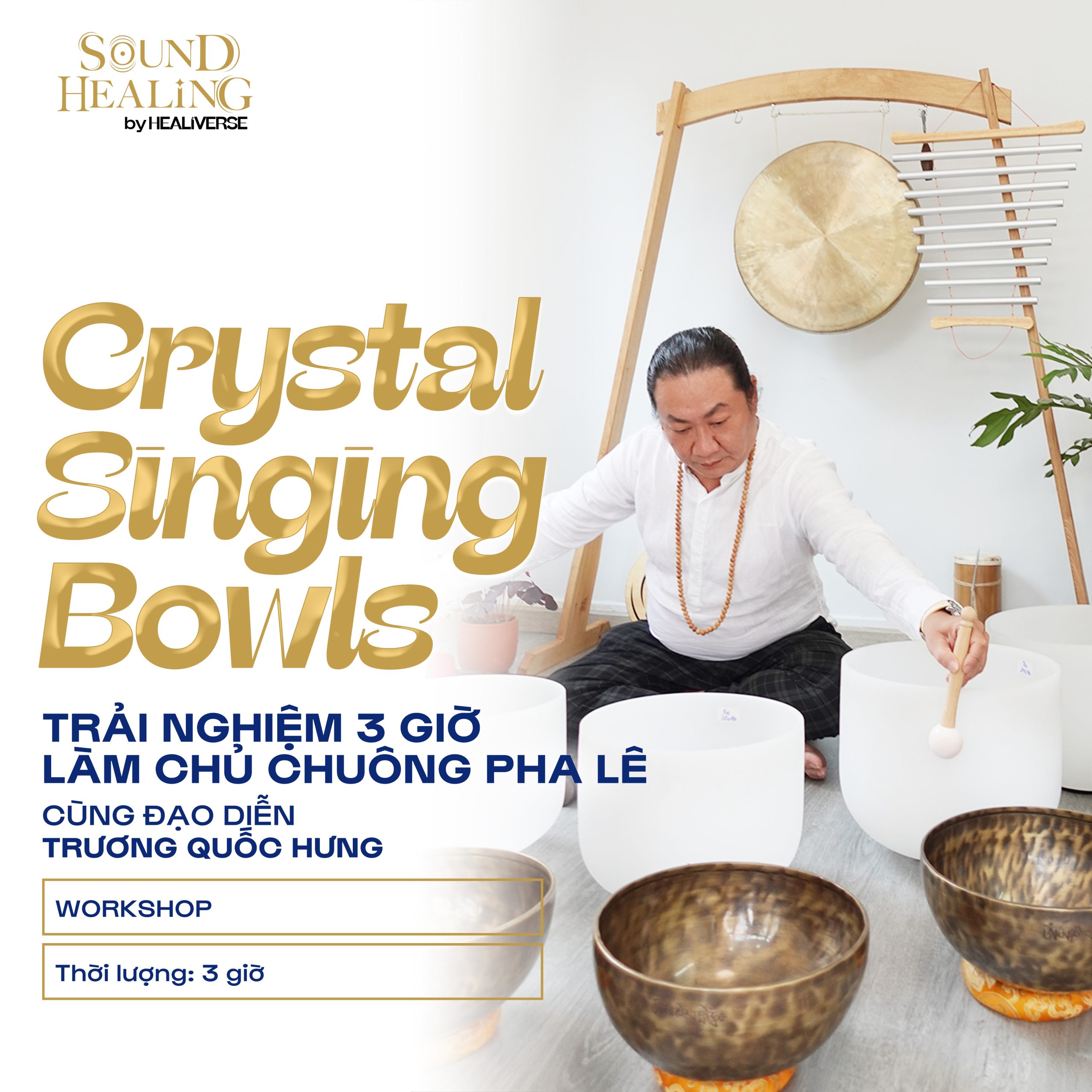 Trải nghiệm chơi Crystal Singing Bowls
