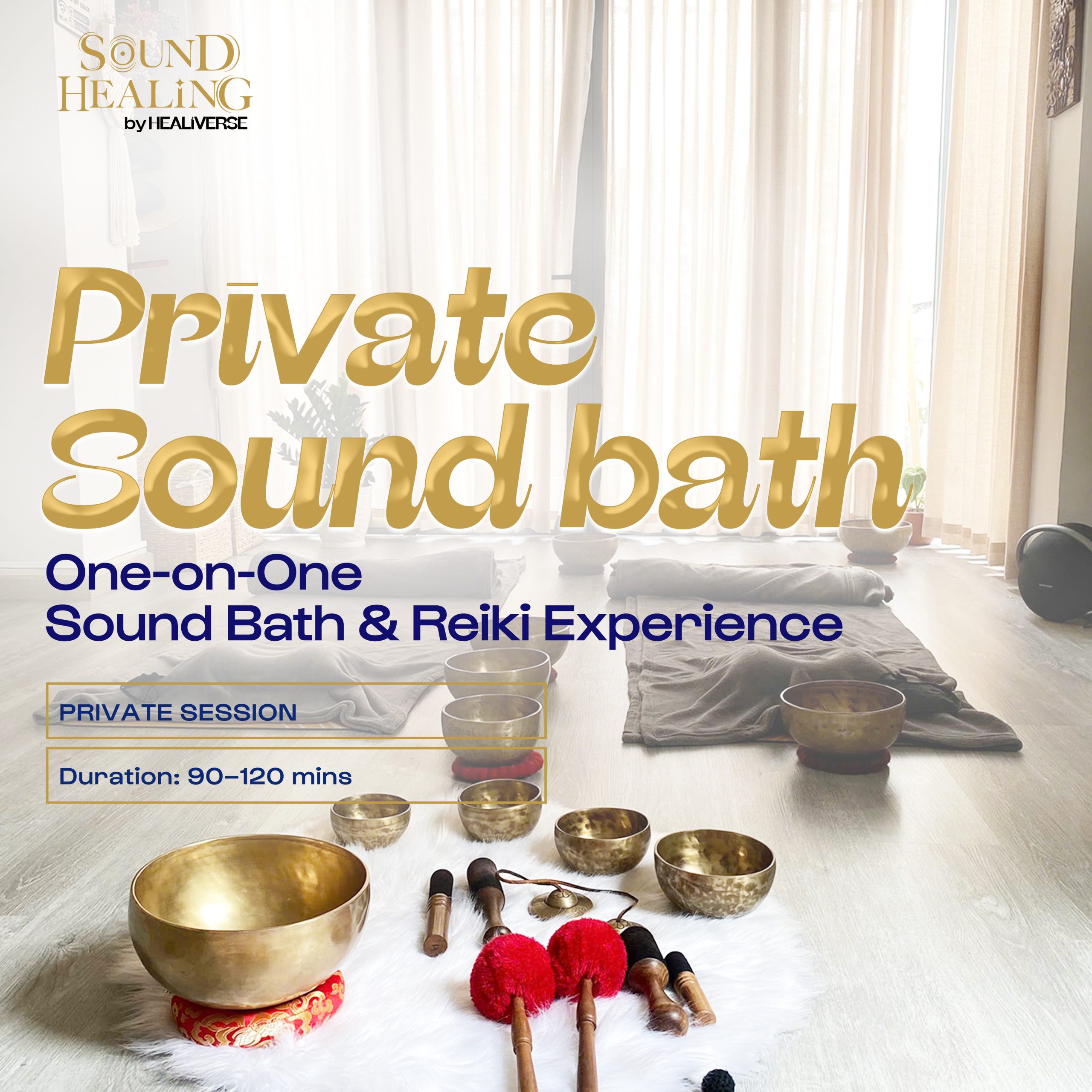 Private Sound Bath & Reiki (Single)